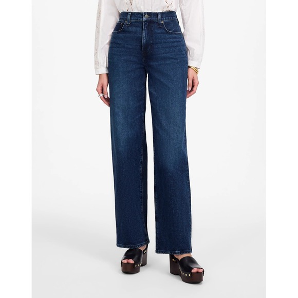 Madewell Denim - NWT Madewell The Perfect Vintage Wide Leg Jean 24 High Rise‎ Denim NS895
